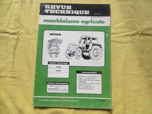 Tracteur zetor 8111 8145 - tracteur, /