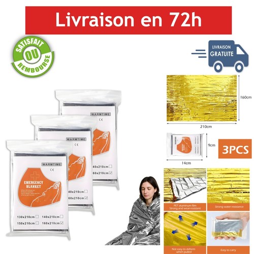 Couvertures survie - couvertures, de