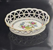 HEREND CORBEILLE AJOUREE MOTIF