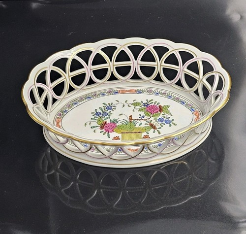 Herend corbeille ajouree - corbeille,