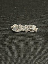 Ancien Broche En Argent Massif BEBE