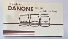 Buvard Pub Publicitaire Ancien buvard Le yogourt Danone