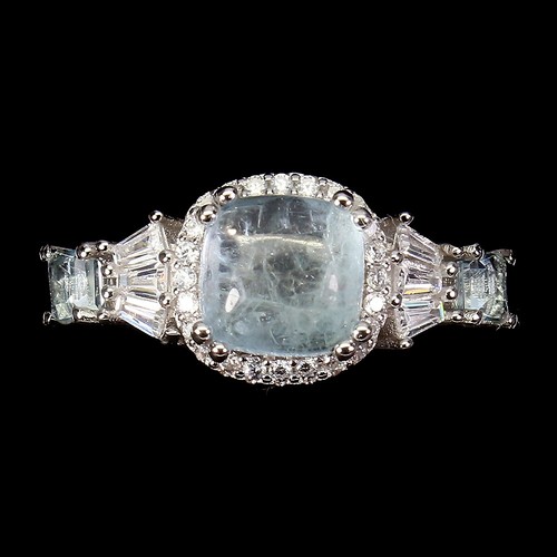 925 bague argent coussin - 925,