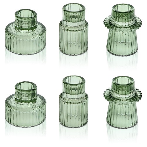 Set bougeoirs en verre - set, de