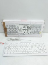 Clavier USB QWERTZ Cherry Stream « l'ange bleu » - Blanc/Gris - JK-8500DE-0