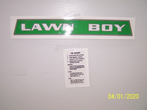 Lawn boy vintage hevi - boy, duty