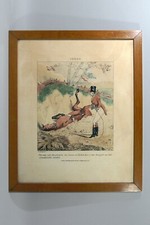   LITHO ANCIENNE encadrée, Henry Alken, IDEAS, cheval, cavaler, équitation