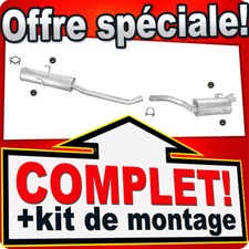 Ligne pot d'échappement pour PEUGEOT 806 2.0 Turbo 147CH Silencieux