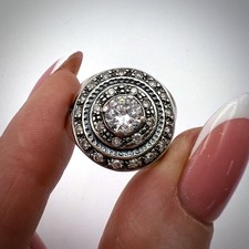 Bague femme vintage en argent