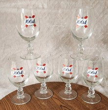 Ancien lot 6 Verres à pied