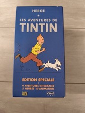 Tintin Coffret Collector Vhs Cassettes Édition Spéciale Magnétoscope Milou