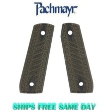 Pachmayr G10 Tactique Vert/Noir Carreaux Poignées pour Ruger 22/45 Pistolets #