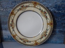 Assiette porcelaine anglaise peinte main windsor minton est 1793 ancienne