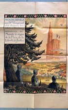 Grande AFFICHE WW1 Souscrivez