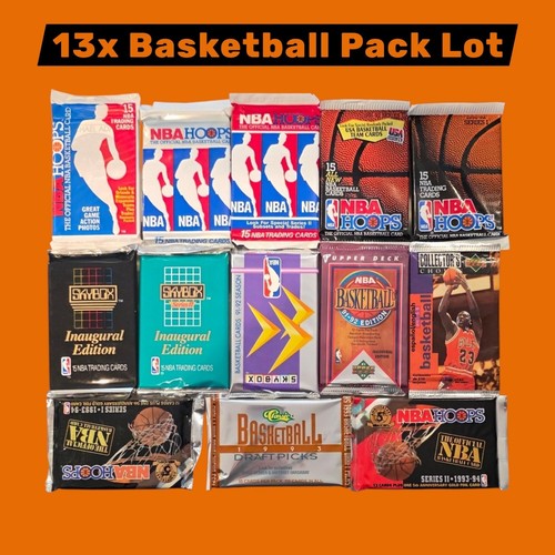 Basketball sealed pack - (13),