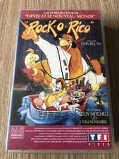 CASSETTE VIDÉO VHS FILM ROCKORICO ROCK O RICO DON BLUTH EDDY MITCHELL LIO RARE