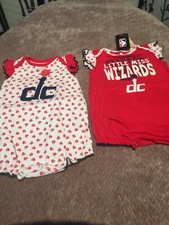 NBA Washington Wizards Red Baby Girls 6-9M Outfits 2 Pieces