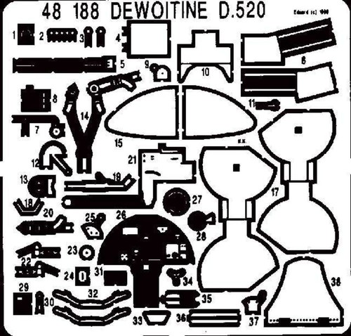 Dewoitine 520 eduard - dewoitine,