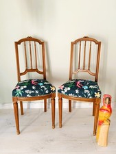 Paire de chaises Louis XVI style Napoléon III époque art nouveau