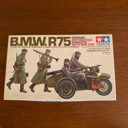 Sidecar tamiya bmw r75 - tamiya, 1/35
