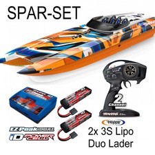 Traxxas TRX57046-4GRNR Catamaran DCB M41 Bateau De Course Orange SPAR-SET 2