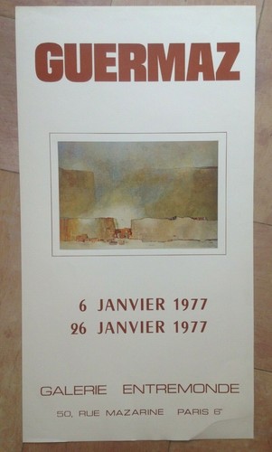 Guermaz 1977 affiche originale - guermaz,