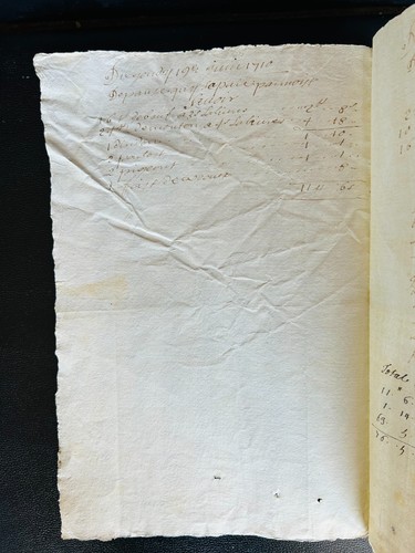 Manuscrit 1710 louis xiv - louis,