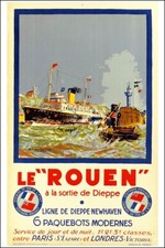 BATEAU PAQUEBOT le ROUEN Rf140