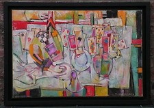 Les cartes anciennes - Huile