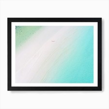 Dos Mares Art Print Framed