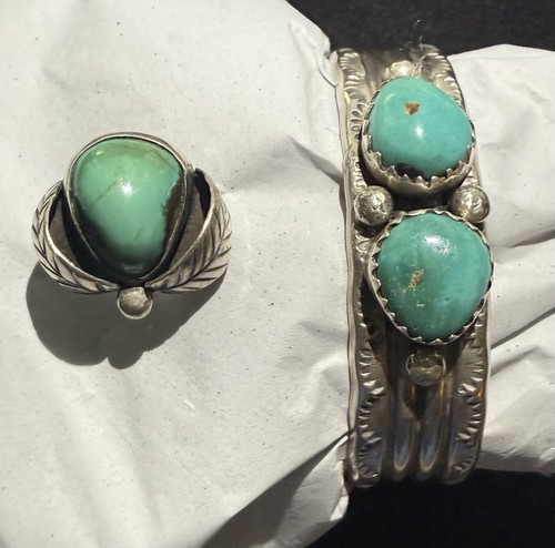 Vintage navajo sterling - sterling, silver