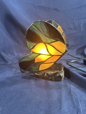 Lampe d'appoint de chevet Papillon en vitrail style TIFFANY