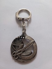 Porte-clés Ciseaux Mètre Couture Tailleur LA MAISON BLEUE Keychain vintage 60'