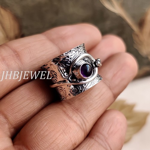 Bague toupie argent - bague,
