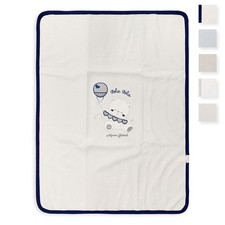 Couverture Bébé En Coton Berceau Poussette Brodée Nazareno Gabrielli 5179