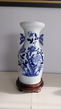grand vase chinois, porcelaine