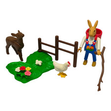 sympa base lapin paque 4457  Playmobil ( ferme  animaux     ) 2686