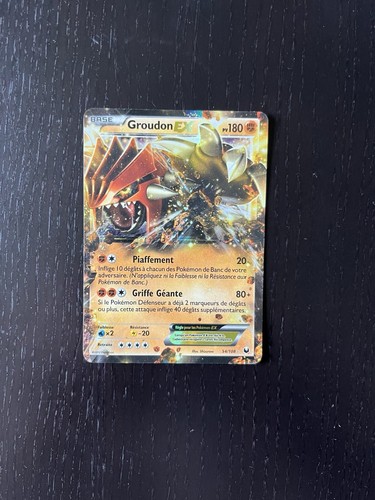 Carte pokémon groudon - pokémon, ex