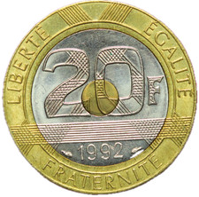 #17749 - 20 francs 1992 SUP