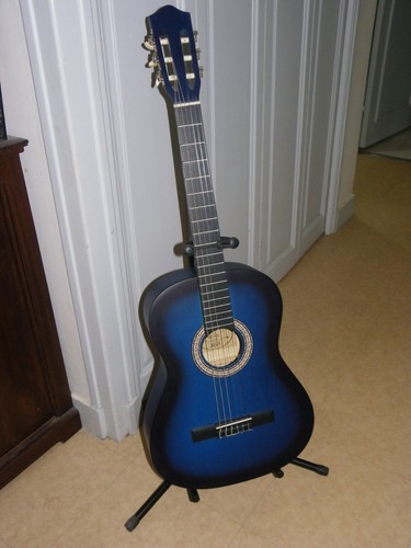 Pack guitare classique bleu - pack,
