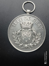 Médaille en Argent Ville de GRAY , Concours Musical  le 13 aout 1899 .