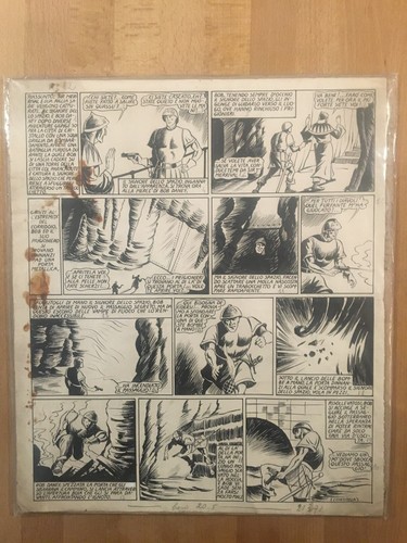 Planche originale italienne - , de