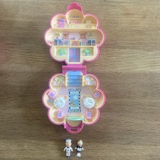 Polly Pocket rose Mr Fry's Restaurant Bluebird des années 1990 / vintage