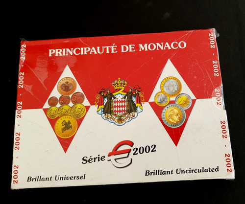 Coffret euros monaco - coffret, 2002