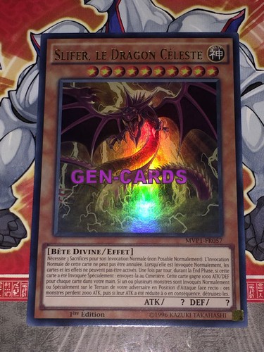 Carte slifer le - yu, slifer,