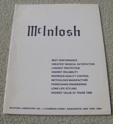 Vintage 1970s mcintosh stereo - vintage,