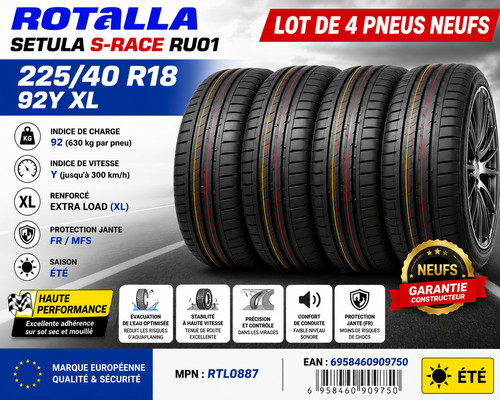Lot 4 pneus neufs - 🛞,