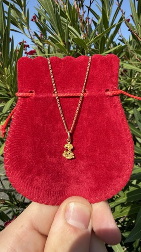 Pendentif pépite or - pépite, d'or