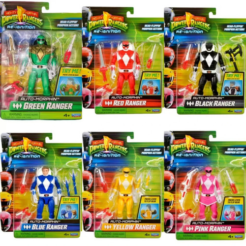 Figurines mighty morphin - mighty,
