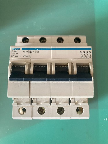 Hager ng416 disjoncteur 16a - hager,